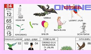 Buku Mimpi 4D Erek Erek 2D Bergambar