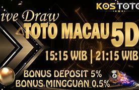 Keluaran Macau 5D 2023 Live Tercepat